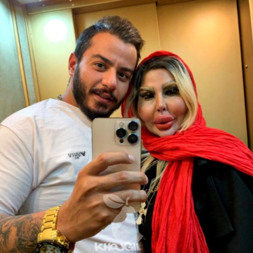 عکس آناهیتا ناچو و همسرش